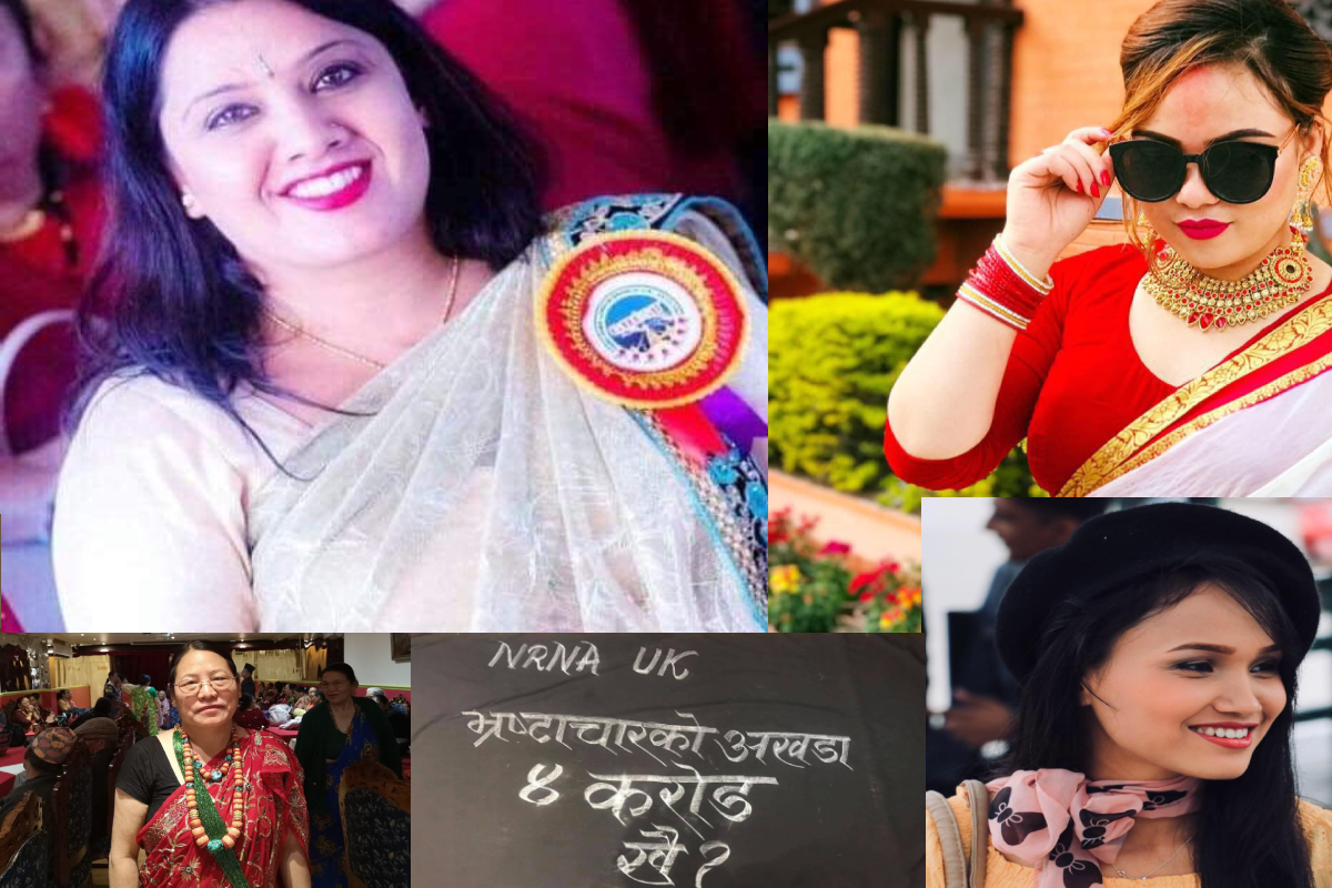 एनआरएनए अध्यक्षलाई युकेमा कालो झण्डा