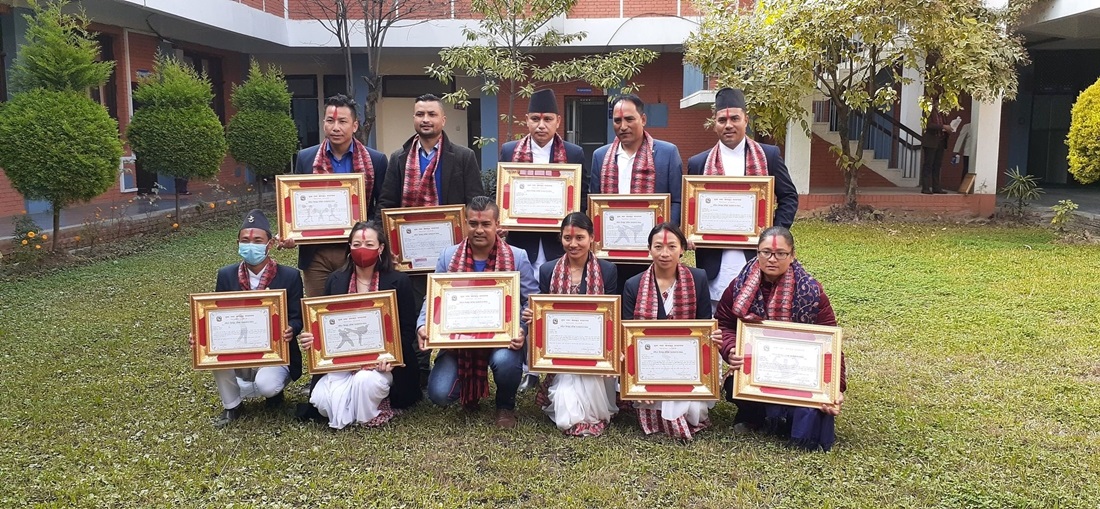 खेलकुद प्रतिभाबाट सात खेलाडी पुरस्कृत