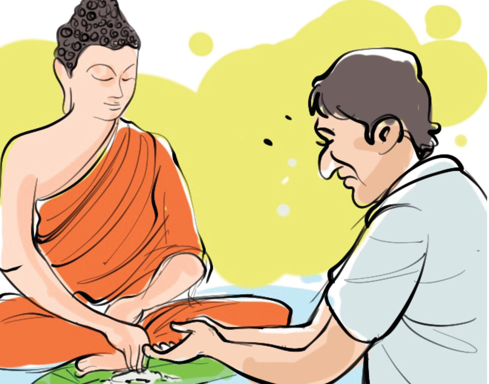 व्यापारीको भिक्षु बन्ने सपना